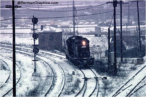 Train in Snow